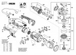 Bosch 3 601 HC3 300 GWS 24-230 JZ Angle Grinder Spare Parts